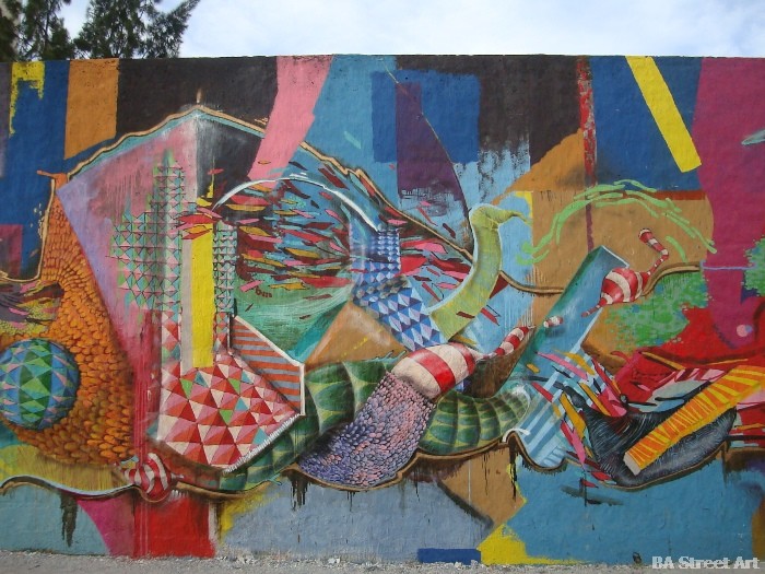 The Great Wall of Colour by Poeta, Roma and Sam | BA Street Art