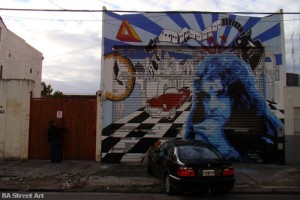 mural de pappo napolitano en la paternal buenosairesstreetart.com artista alejandro amaro