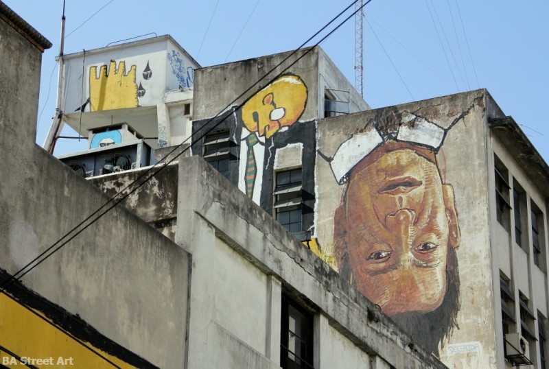 Decertor, Bla Bla Buto and Cima in Once | BA Street Art