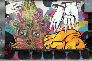 graffiti buenos aires street art ene ene malegria monserrat buenosairesstreetart.com BA Street Art Tours