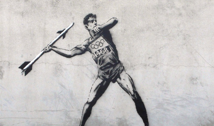 banksy olympic mural london