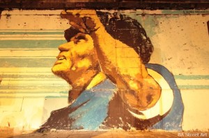 maradona graffiti buenos aires street art lean frizzera martin ron emy mariani buenosairestreetart.com