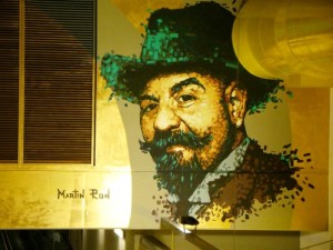 subte linea H murales hospitales subte martin ron Angel Villoldo parque patricios buenos aires