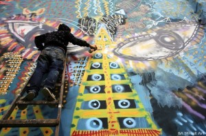 buenos aires graffiti malegria artista colombiano street art murales buenosairesstreetart.com