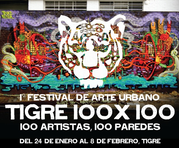 tigre 100 x 100 festival arte urbano buenos aires