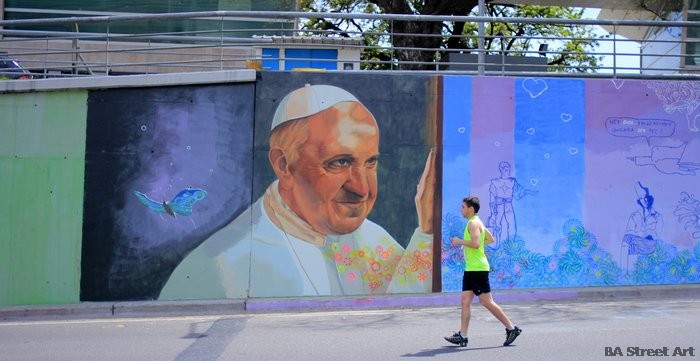 papa francisco buenos aires argentina san lorenzo football club buenosairesstreetart.com-001