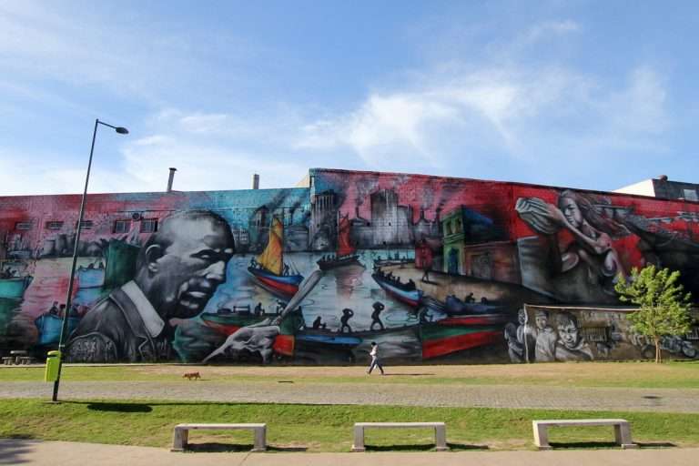 Alfredo Segatori paints biggest mural in the world in Buenos Aires BA
