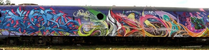 Exhib Graff Trains Junin 2015 street art buenos aires buenosairesstreetart.com