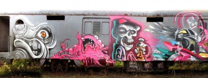 Exhib Graff Trains Junin 2015 street art buenos aires buenosairesstreetart.com