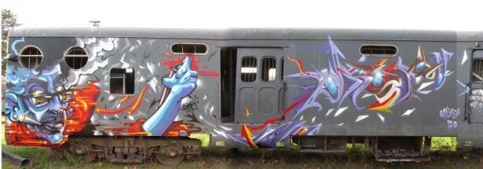 Exhib Graff Trains Junin 2015 street art buenos aires buenosairesstreetart.com