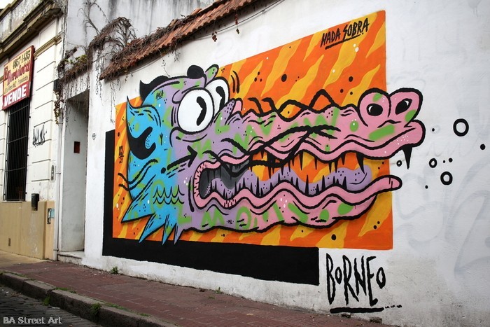 crocodile graffiti cocodrilo borneo buenos aires buenosairesstreetart.com