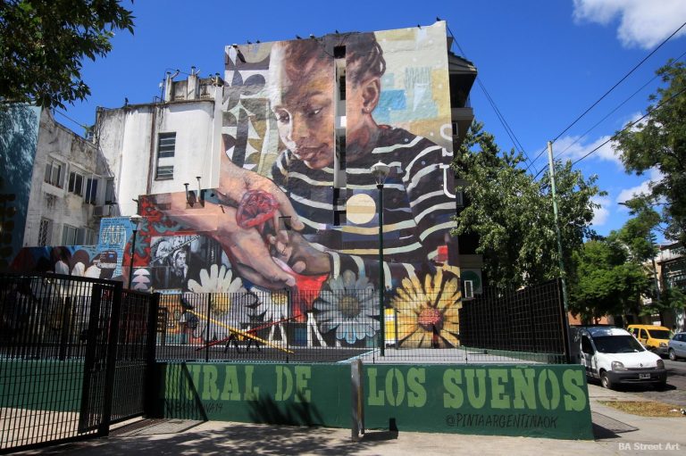 Guido Palmadessa paints mural in Palermo | BA Street Art