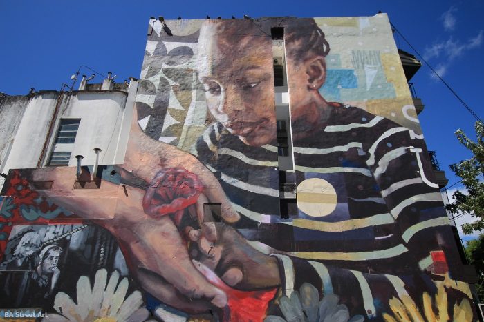 Guido Palmadessa paints mural in Palermo | BA Street Art