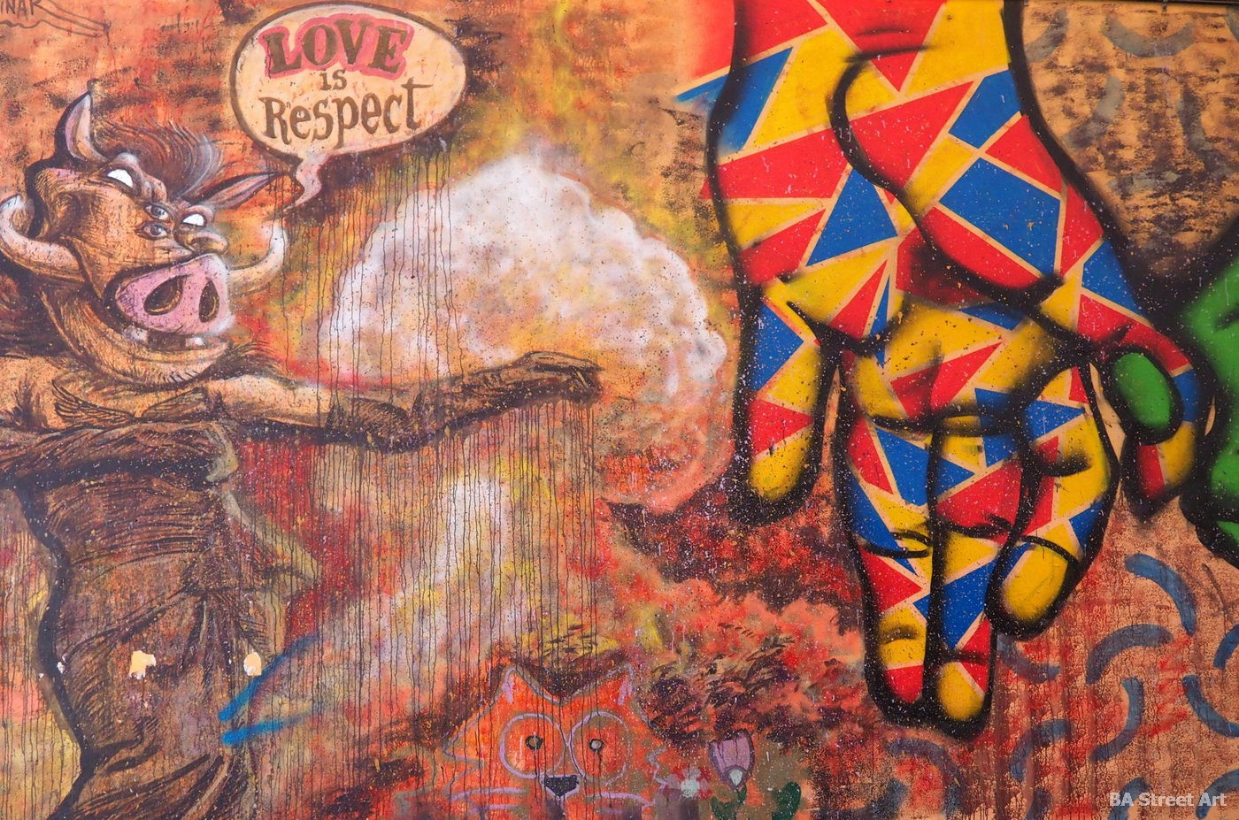 toni espinar mural valencia Cabañal-Cañamelar love is respect cabanyal 