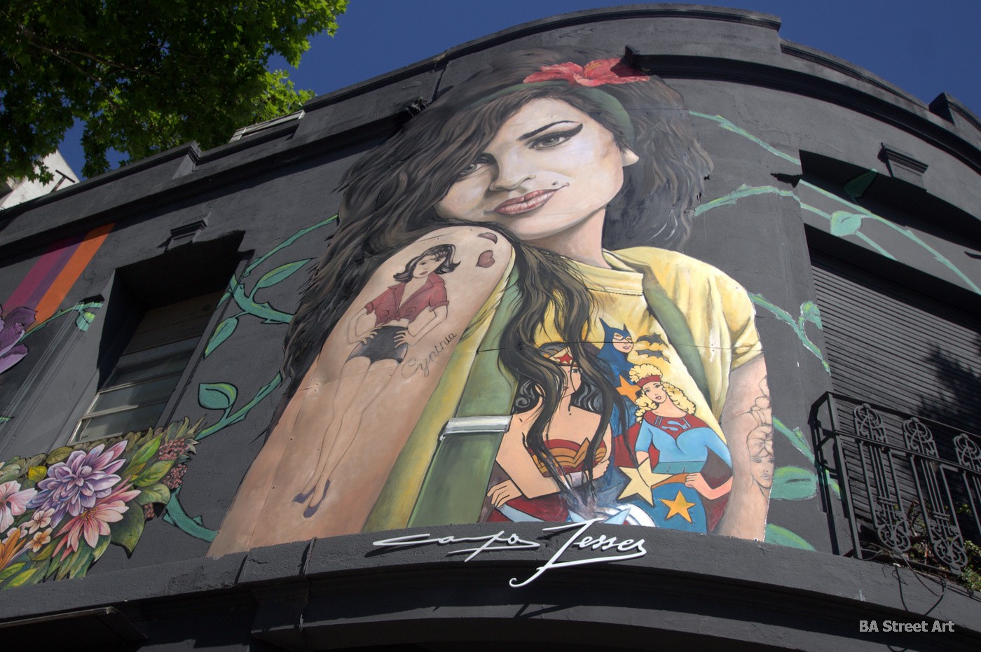 New Amy Winehouse mural in Palermo | BA Street Art